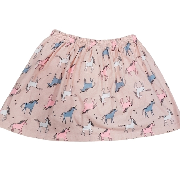 Carters Colorful Unicorn Pink Skort Skirt Shorts - Picture 2 of 5